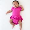 imageKYTE BABY Rayon Made from Bamboo Twirl Bodysuit DressRaspberry