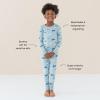 imageKYTE BABY Toddler Pajama Set  Pjs for Toddlers Made of Soft Bamboo Rayon MaterialConstruction