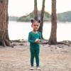 imageKYTE BABY Toddler Pajama Set  Pjs for Toddlers Made of Soft Bamboo Rayon MaterialEmerald