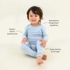 imageKYTE BABY Toddler Pajama Set  Pjs for Toddlers Made of Soft Bamboo Rayon MaterialFog