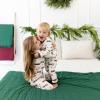 imageKYTE BABY Toddler Pajama Set  Pjs for Toddlers Made of Soft Bamboo Rayon MaterialHoliday Train