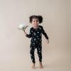 imageKYTE BABY Toddler Pajama Set  Pjs for Toddlers Made of Soft Bamboo Rayon MaterialSmall Midnight Magnolia