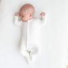 imageKYTE BABY Unisex Footie Rayon Made From Bamboo Snap Closure024 MonthsCloud
