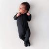 imageKYTE BABY Unisex Footie Rayon Made From Bamboo Snap Closure024 MonthsMidnight