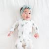 imageKYTE BABY Unisex Rayon Made From Bamboo Zippered Rompers 024 MonthsEucalyptus