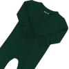 imageKYTE BABY Unisex Rayon Made From Bamboo Zippered Rompers 024 MonthsEvergreen