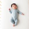 imageKYTE BABY Unisex Rayon Made From Bamboo Zippered Rompers 024 MonthsFog