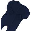 imageKYTE BABY Unisex Rayon Made From Bamboo Zippered Rompers 024 MonthsNavy