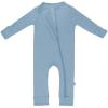 imageKYTE BABY Unisex Rayon Made From Bamboo Zippered Rompers 024 MonthsSlate