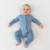imageKYTE BABY Unisex Rayon Made From Bamboo Zippered Rompers 024 MonthsSlate