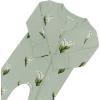 imageKYTE BABY Unisex Rayon Made From Bamboo Zippered Rompers 024 MonthsThyme Lily