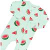 imageKYTE BABY Unisex Rayon Made From Bamboo Zippered Rompers 024 MonthsWatermelon