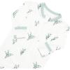 imageKYTE BABY Unisex Zipper Closure Footies Rayon Made From Bamboo 024 MonthsEucalyptus