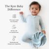 imageKYTE BABY Unisex Zipper Closure Footies Rayon Made From Bamboo 024 MonthsFog
