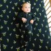 imageKYTE BABY Unisex Zipper Closure Footies Rayon Made From Bamboo 024 MonthsMidnight Lily