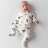 imageKYTE BABY Unisex Zipper Closure Footies Rayon Made From Bamboo 024 MonthsMoo