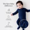 imageKYTE BABY Unisex Zipper Closure Footies Rayon Made From Bamboo 024 MonthsNavy