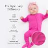 imageKYTE BABY Unisex Zipper Closure Footies Rayon Made From Bamboo 024 MonthsRaspberry