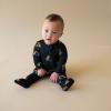 imageKYTE BABY Unisex Zipper Closure Footies Rayon Made From Bamboo 024 MonthsRust Rainbow on Midnight