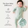 imageKYTE BABY Unisex Zipper Closure Footies Rayon Made From Bamboo 024 MonthsSage
