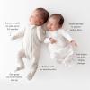 imageKYTE BABY Unisex Zipper Closure Footies Rayon Made From Bamboo 024 MonthsSakura