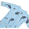 imageKYTE BABY Unisex Zipper Closure Footies Rayon Made From Bamboo 024 MonthsStream Sharks
