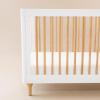 imageKyte Baby Soft Crib Sheet  Standard Fitted Crib Sheet Made with Rayon from Bamboo UltraGentle and Breathable Rust Rainbow on OatCloud