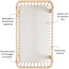 imageKyte Baby Soft Crib Sheet  Standard Fitted Crib Sheet Made with Rayon from Bamboo UltraGentle and Breathable Rust Rainbow on OatMulticolor