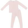 imageKYTE BABY Toddler Pajama Set  Pjs for Toddlers Made of Soft Bamboo Rayon MaterialBlush