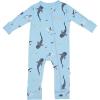 imageKYTE BABY Unisex Rayon Made From Bamboo Zippered Rompers 024 MonthsStream Shark