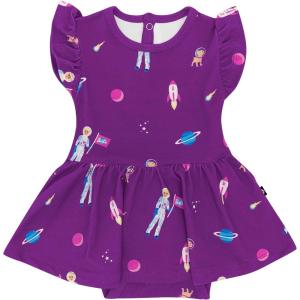 imageKYTE BABY Rayon Made from Bamboo Twirl Bodysuit DressBarbie Astronaut