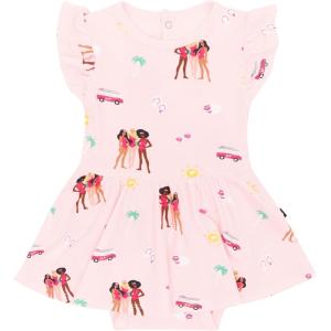 imageKYTE BABY Rayon Made from Bamboo Twirl Bodysuit DressBarbie Beach
