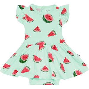 imageKYTE BABY Rayon Made from Bamboo Twirl Bodysuit DressWatermelon