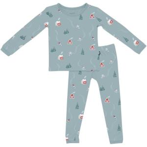 imageKYTE BABY Toddler Pajama Set  Pjs for Toddlers Made of Soft Bamboo Rayon MaterialAlpine