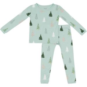 imageKYTE BABY Toddler Pajama Set  Pjs for Toddlers Made of Soft Bamboo Rayon MaterialBoho Tree