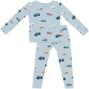 imageKYTE BABY Toddler Pajama Set  Pjs for Toddlers Made of Soft Bamboo Rayon MaterialConstruction