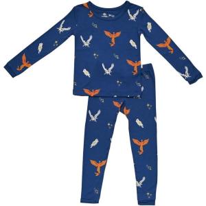 imageKYTE BABY Toddler Pajama Set  Pjs for Toddlers Made of Soft Bamboo Rayon MaterialFlight