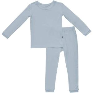 imageKYTE BABY Toddler Pajama Set  Pjs for Toddlers Made of Soft Bamboo Rayon MaterialFog