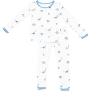 imageKYTE BABY Toddler Pajama Set  Pjs for Toddlers Made of Soft Bamboo Rayon MaterialJurassic