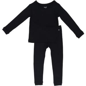 imageKYTE BABY Toddler Pajama Set  Pjs for Toddlers Made of Soft Bamboo Rayon MaterialMidnight