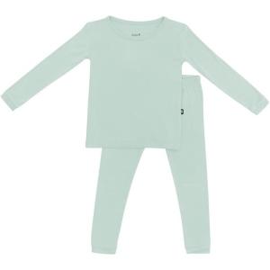 imageKYTE BABY Toddler Pajama Set  Pjs for Toddlers Made of Soft Bamboo Rayon MaterialSage