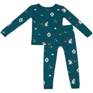 imageKYTE BABY Toddler Pajama Set  Pjs for Toddlers Made of Soft Bamboo Rayon MaterialYeti