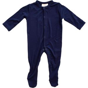 imageKYTE BABY Unisex Footie Rayon Made From Bamboo Snap Closure024 MonthsNavy