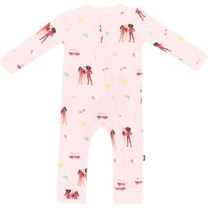 imageKYTE BABY Unisex Rayon Made From Bamboo Zippered Rompers 024 MonthsBarbie Beach