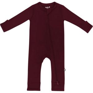 imageKYTE BABY Unisex Rayon Made From Bamboo Zippered Rompers 024 MonthsBurgundy
