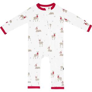 imageKYTE BABY Unisex Rayon Made From Bamboo Zippered Rompers 024 MonthsCloud Deer