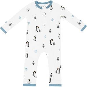 imageKYTE BABY Unisex Rayon Made From Bamboo Zippered Rompers 024 MonthsPenguin