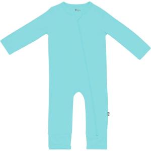 imageKYTE BABY Unisex Rayon Made From Bamboo Zippered Rompers 024 MonthsRobin