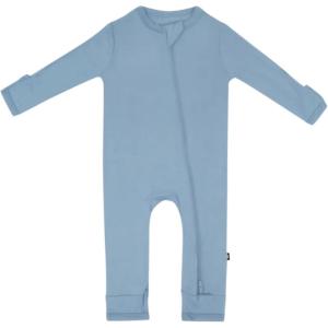 imageKYTE BABY Unisex Rayon Made From Bamboo Zippered Rompers 024 MonthsSlate