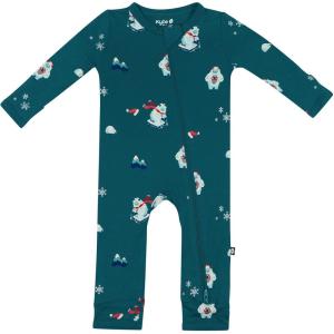 imageKYTE BABY Unisex Rayon Made From Bamboo Zippered Rompers 024 MonthsYeti